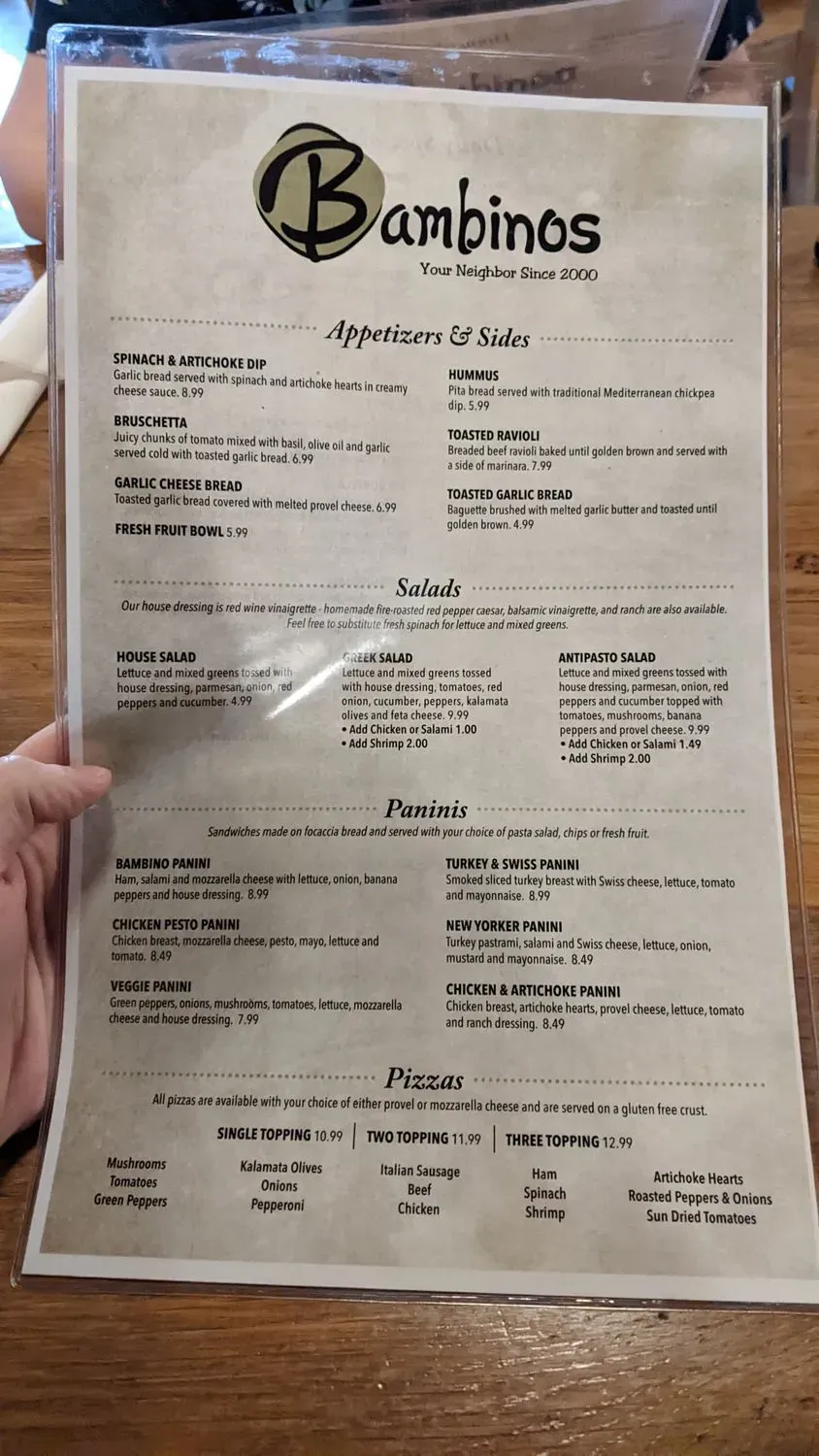 Menu 4