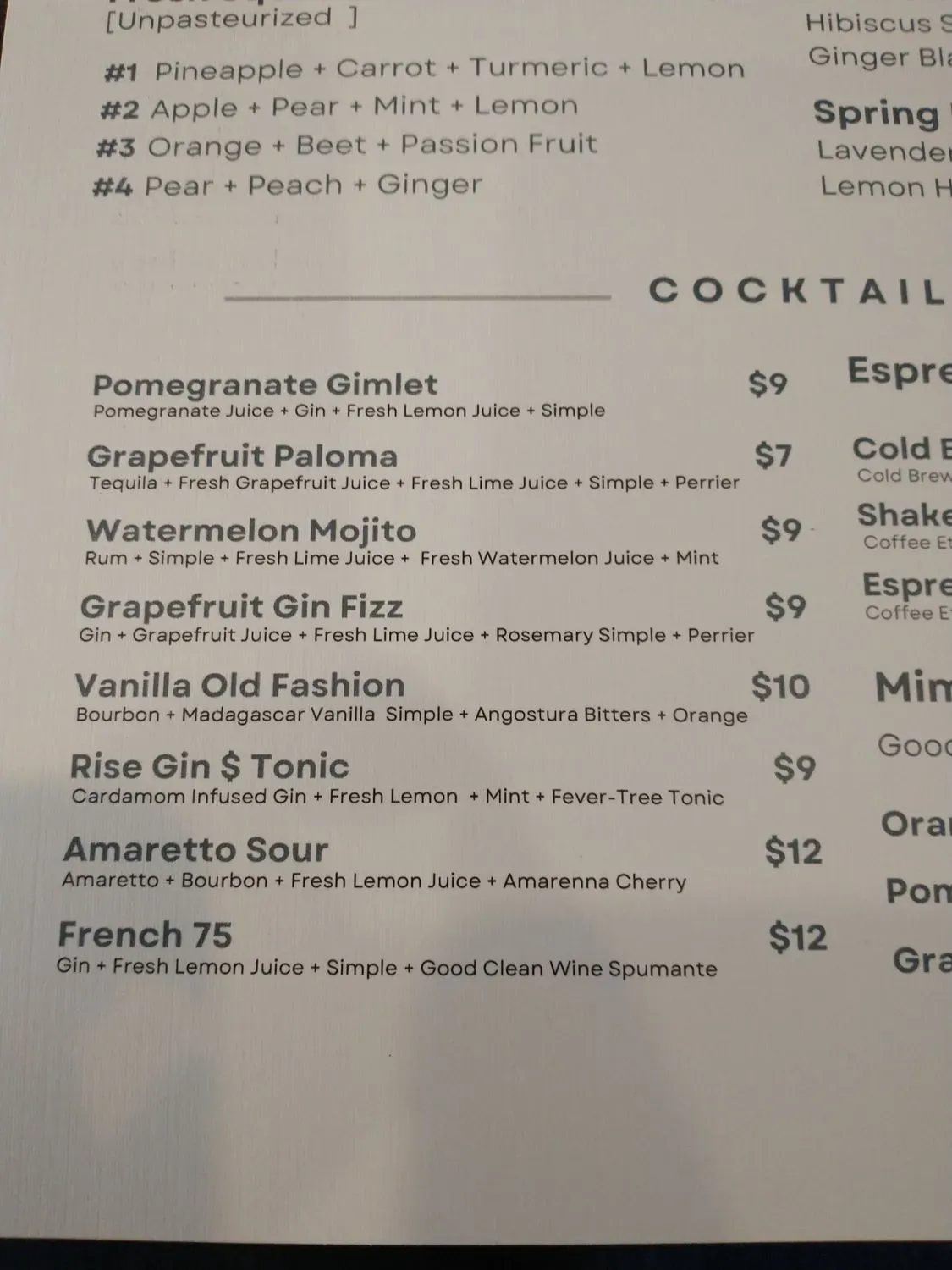 Menu 6