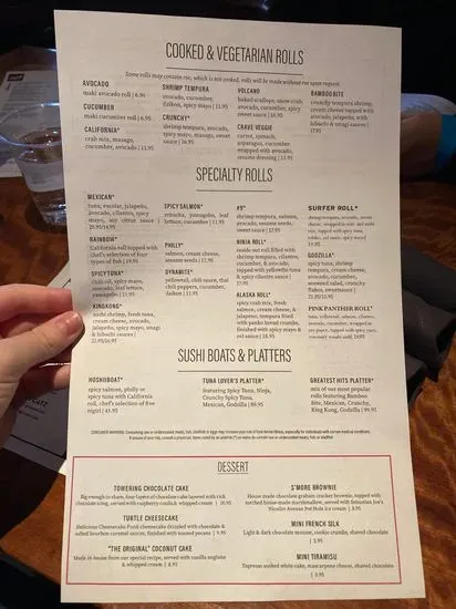 Menu 6