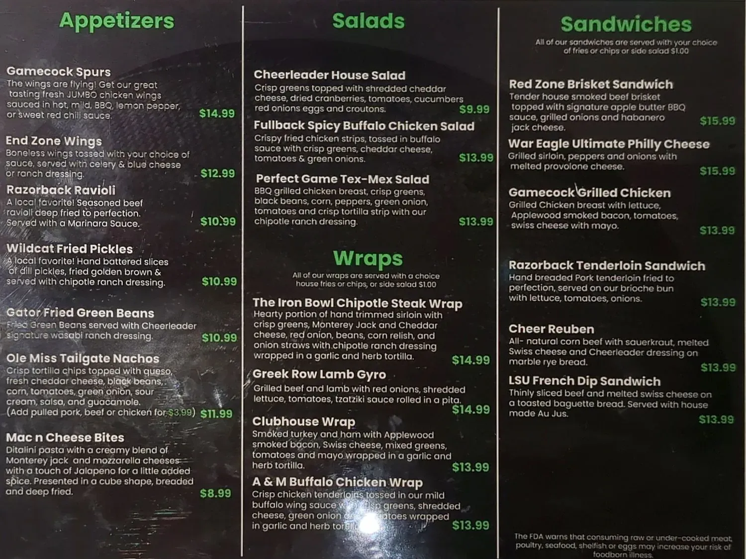 Menu 2