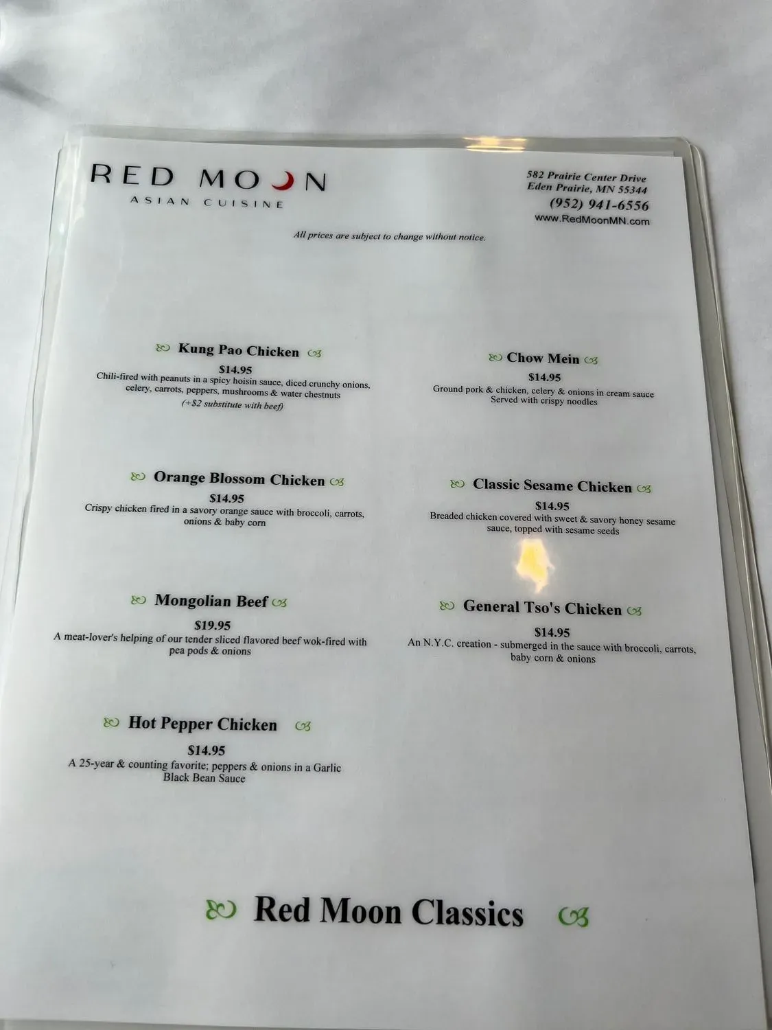 Menu 6