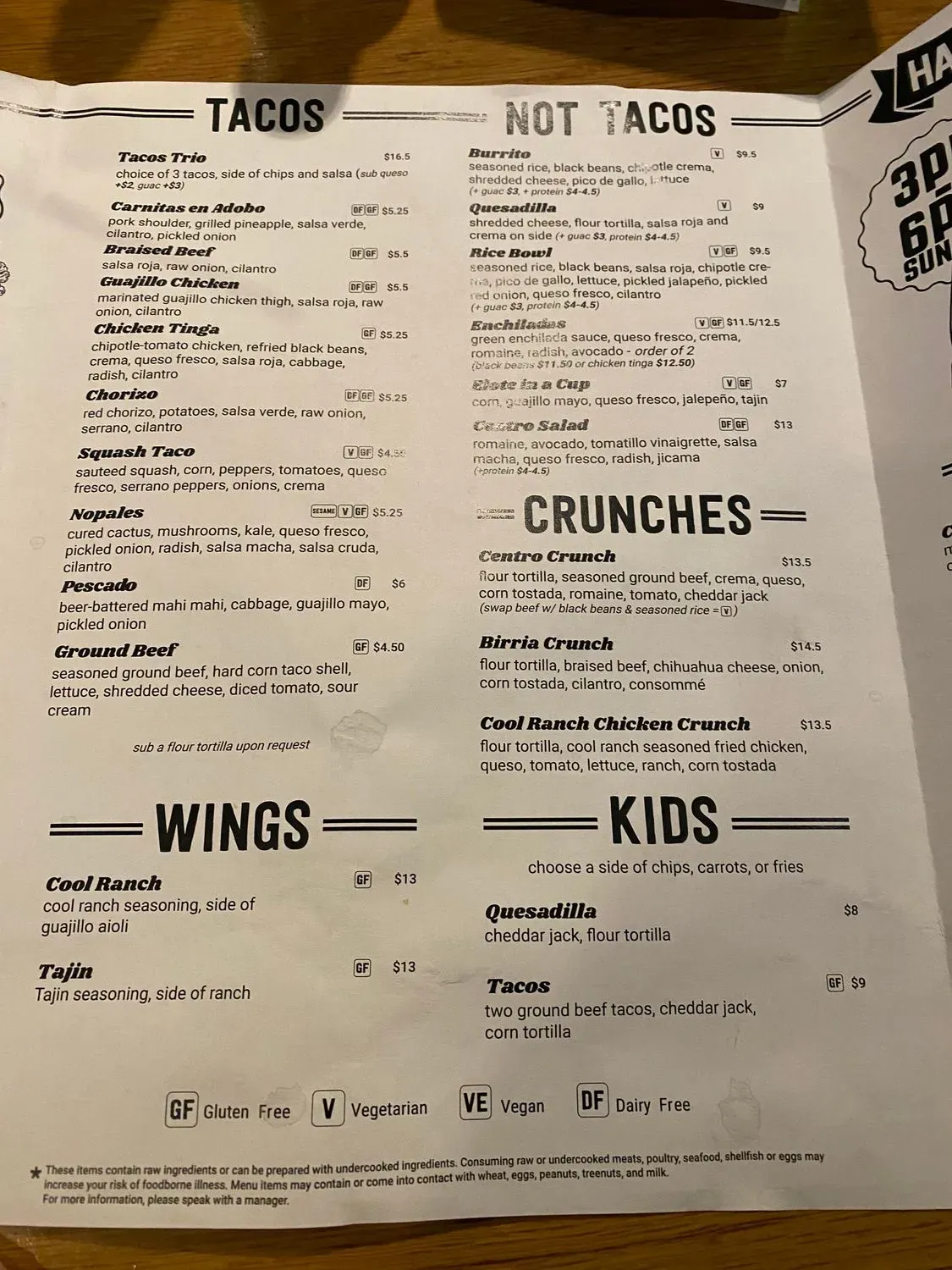 Menu 2