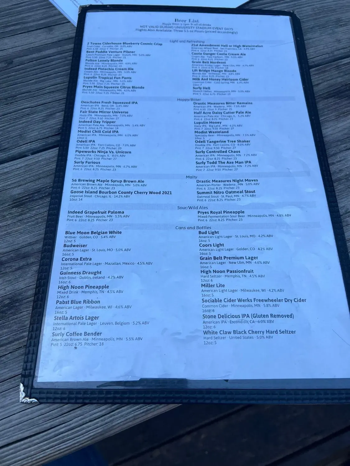 Menu 4