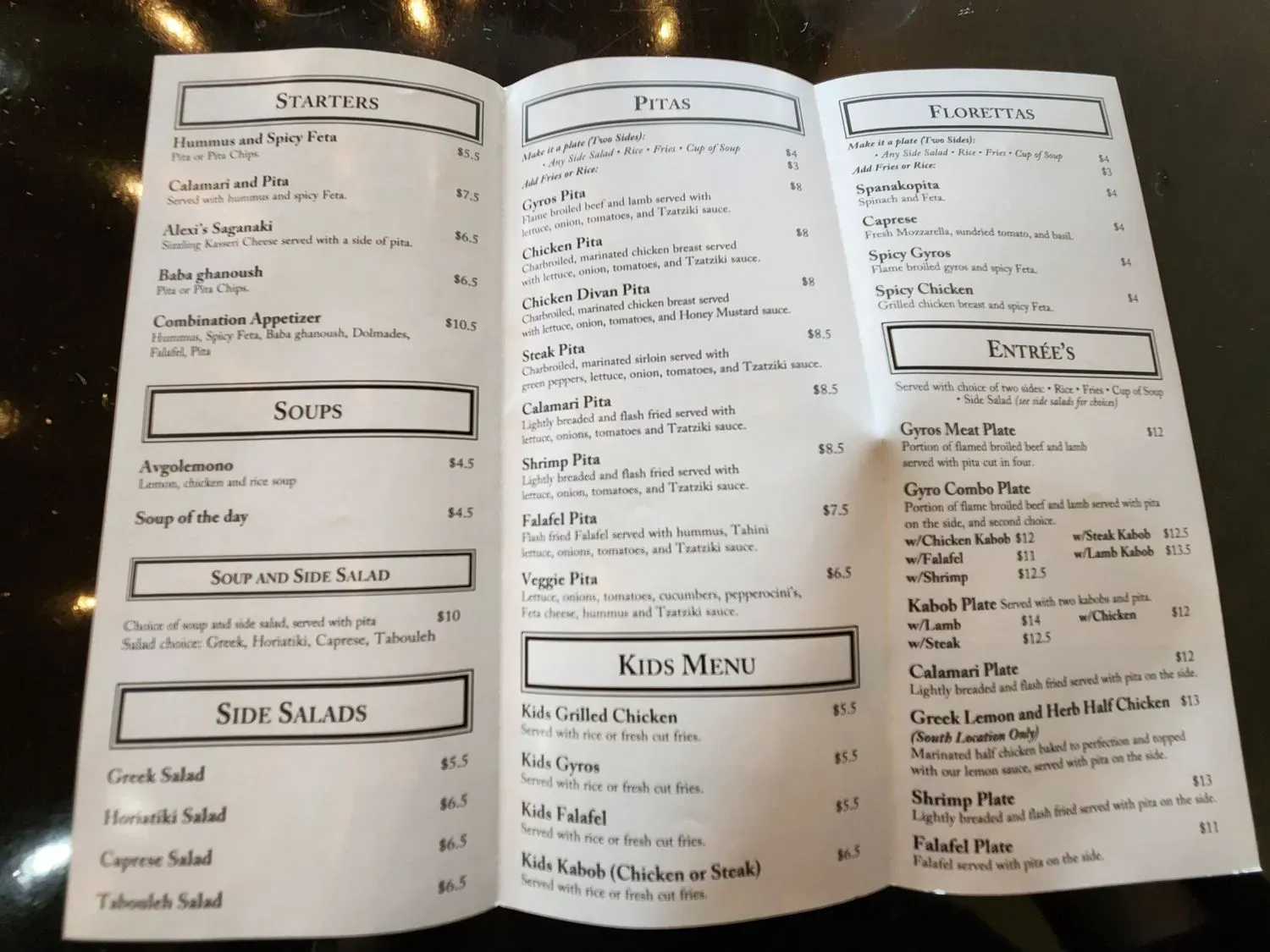 Menu 2