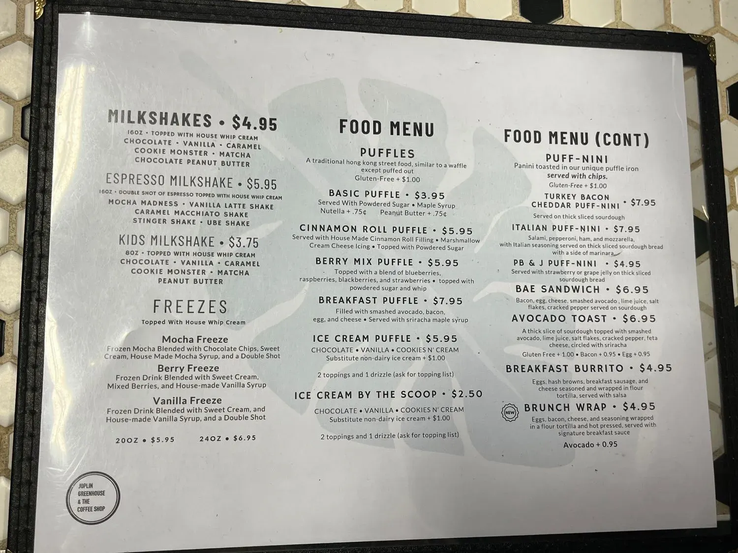 Menu 3