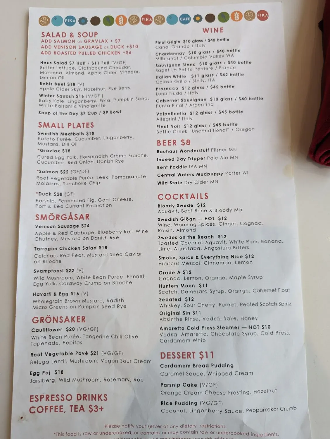 Menu 2