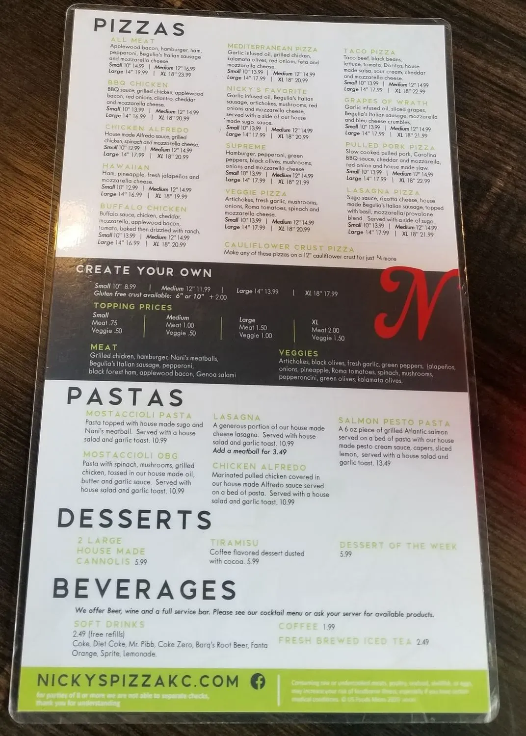 Menu 4