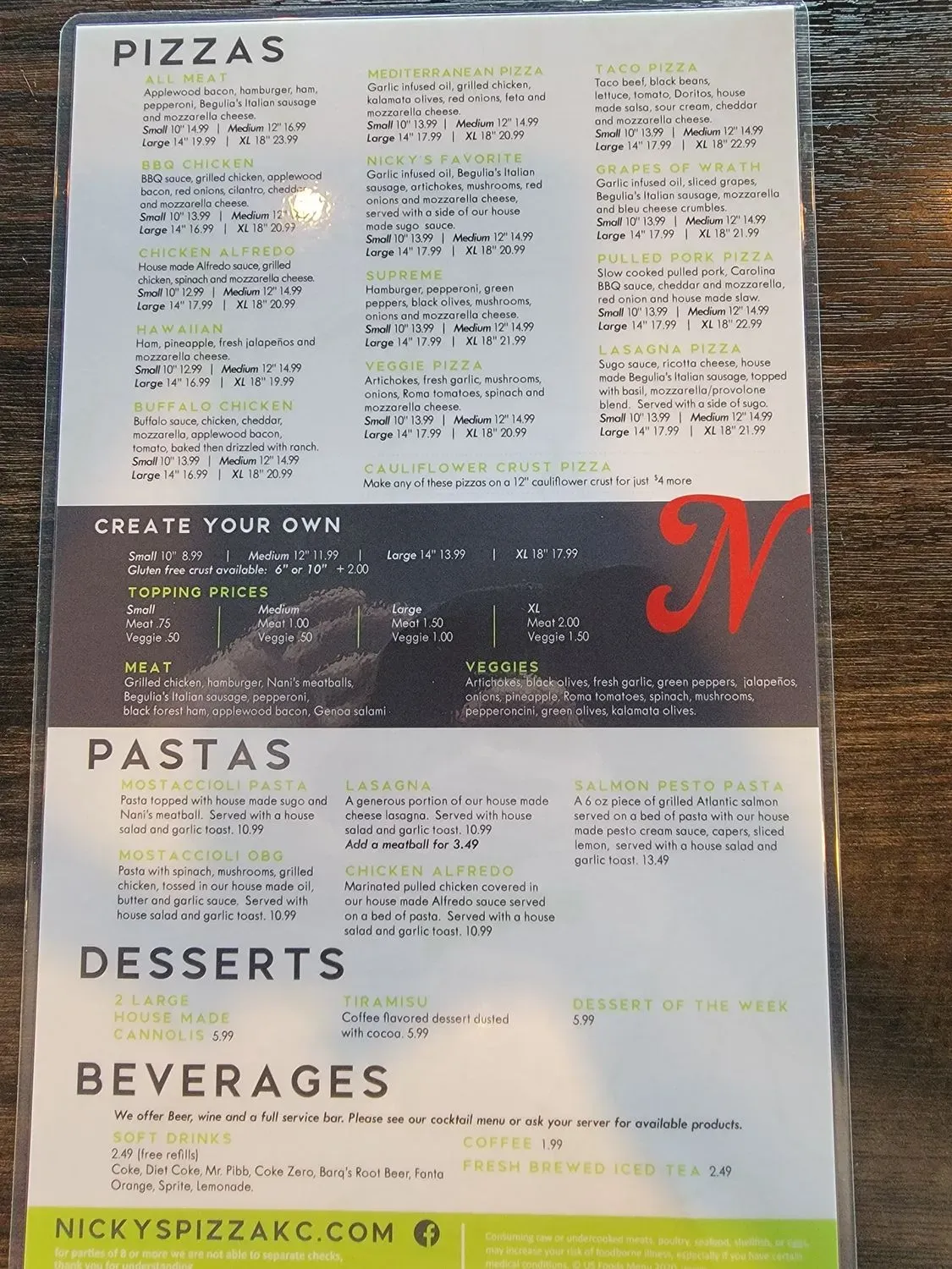 Menu 6