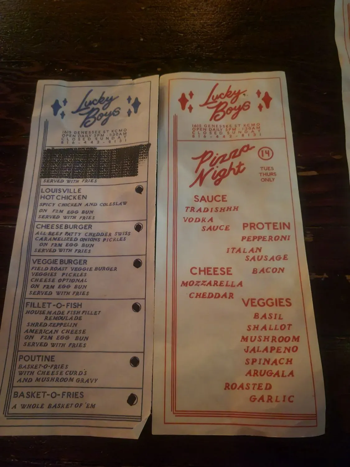 Menu 2