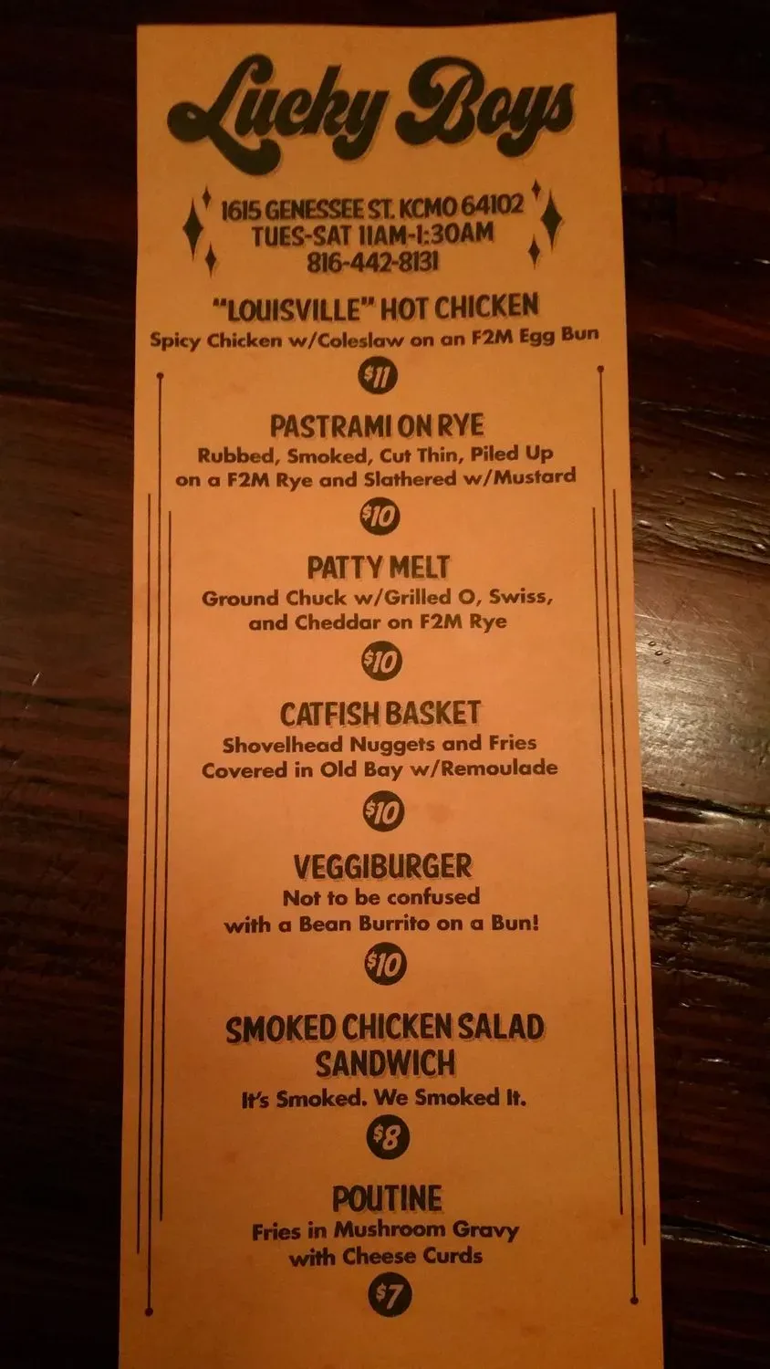 Menu 6