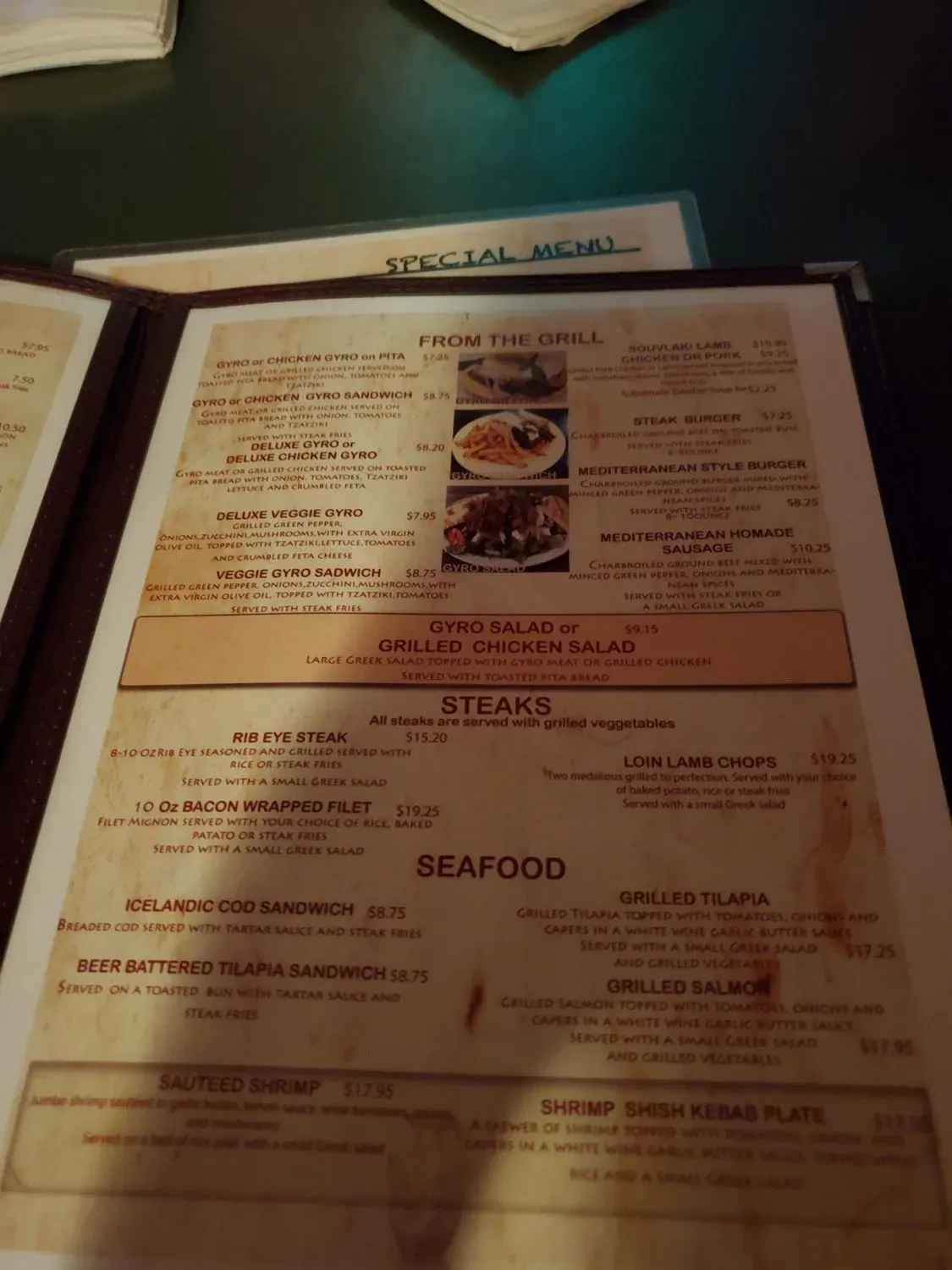 Menu 5