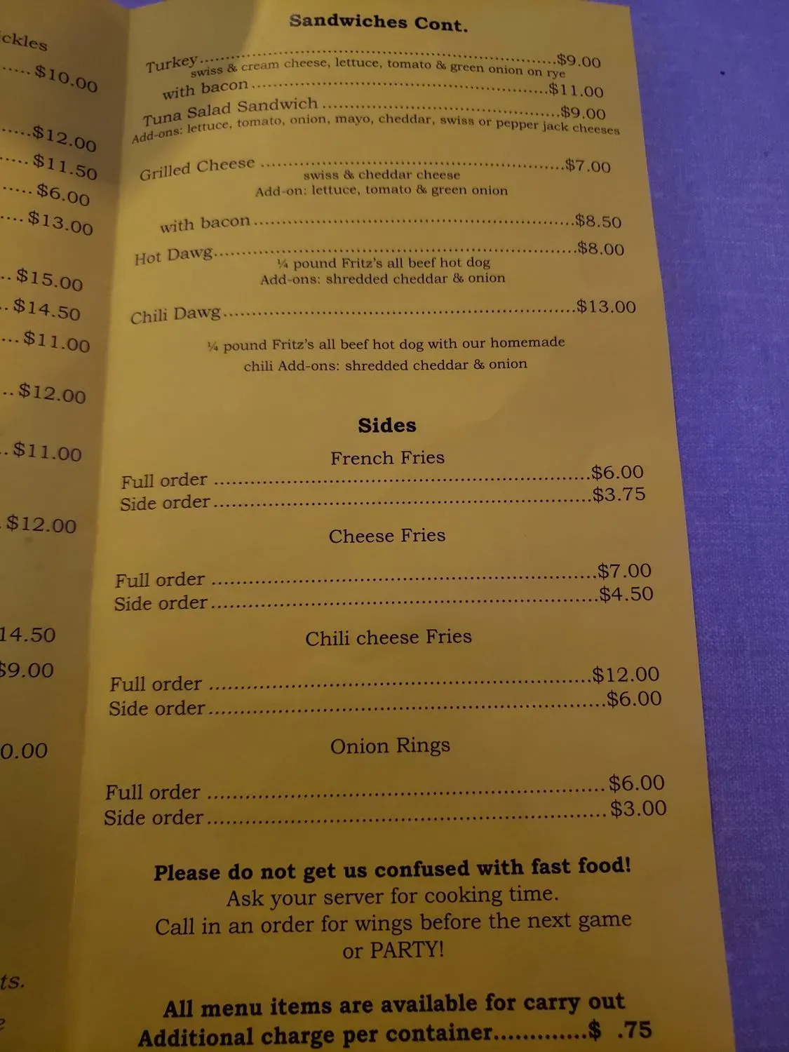 Menu 3