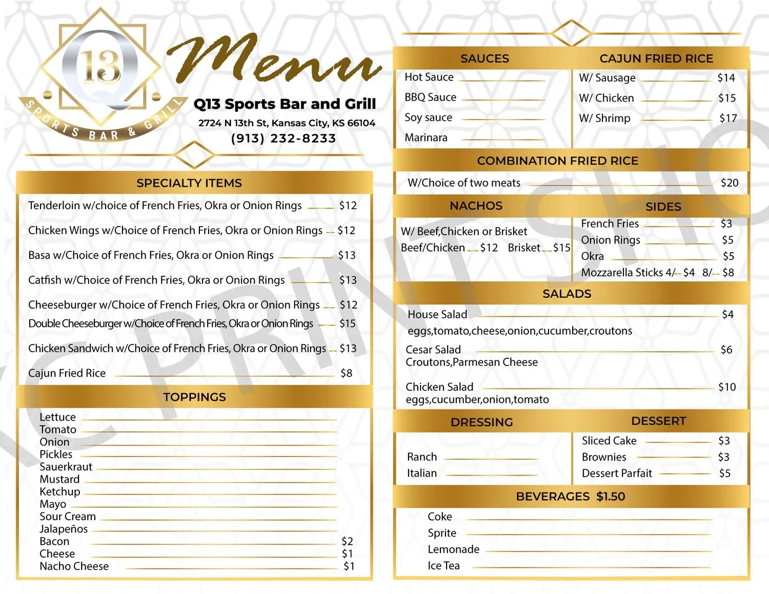 Menu 2