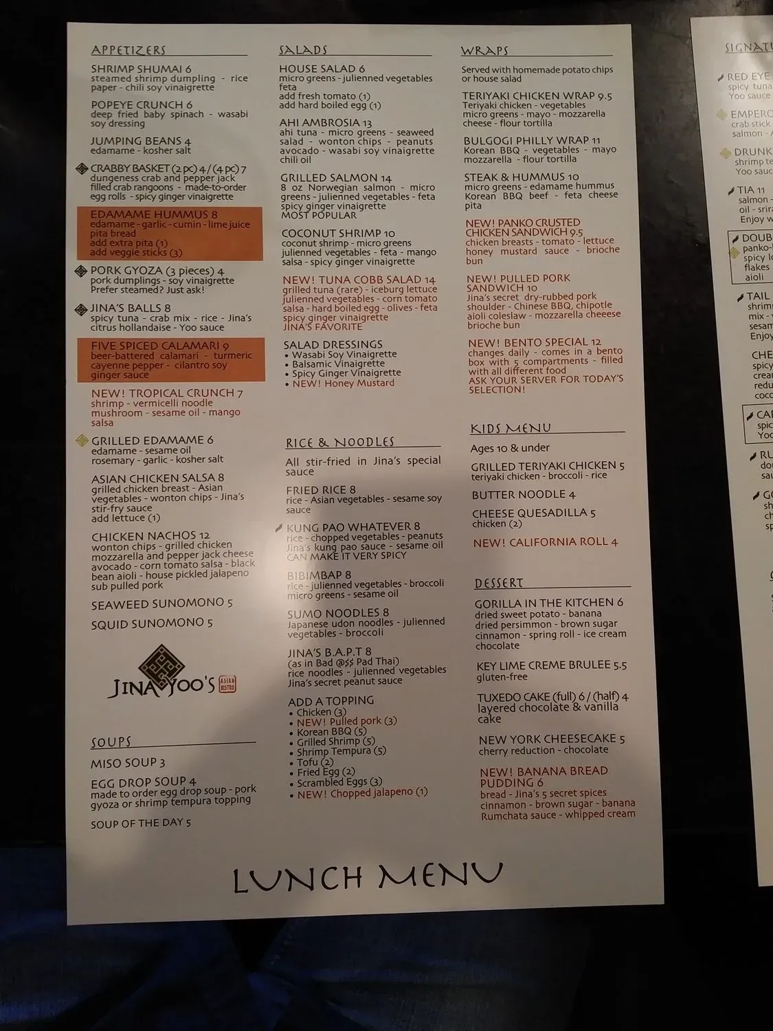 Menu 6