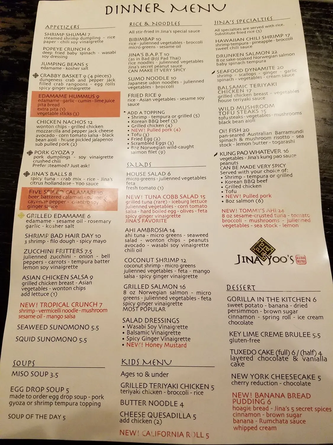 Menu 4