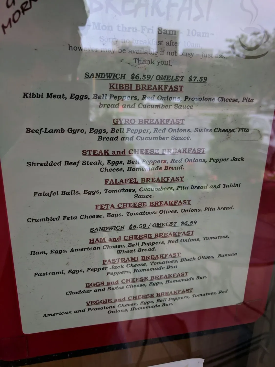 Menu 6