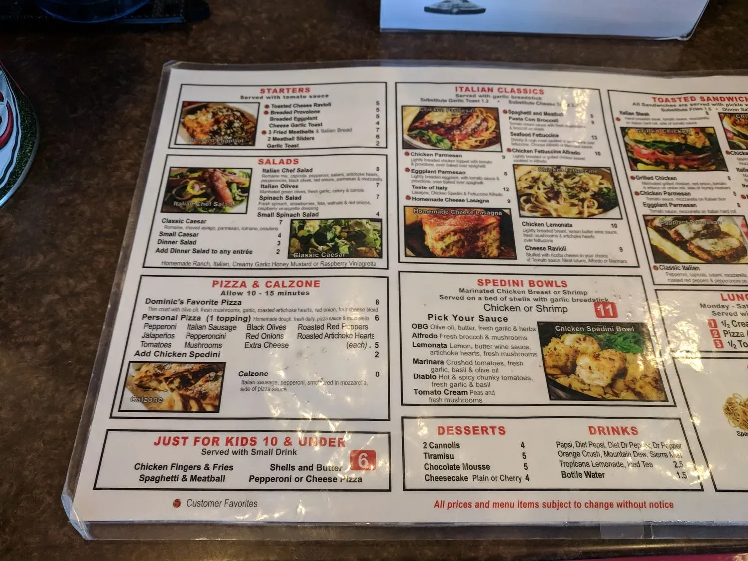 Menu 4