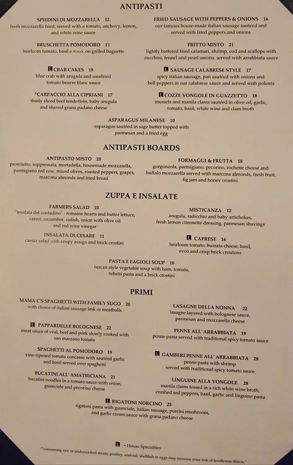 Menu 2