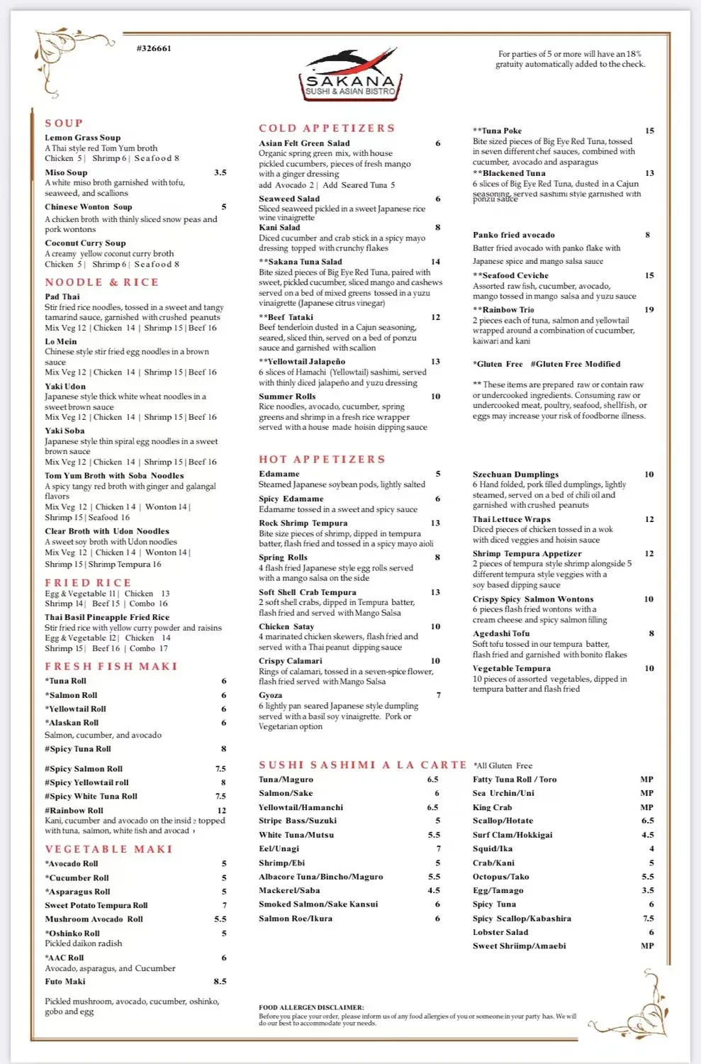 Menu 2