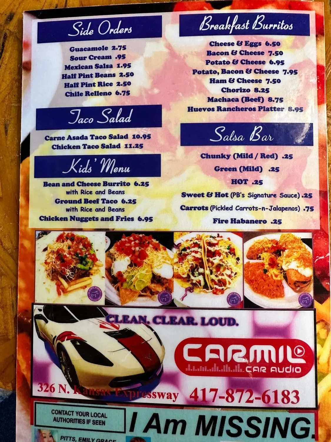 Menu 4