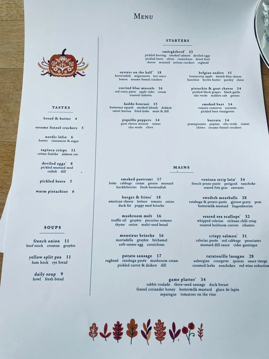 Menu 6