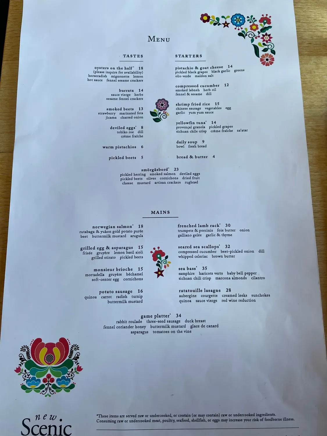 Menu 6