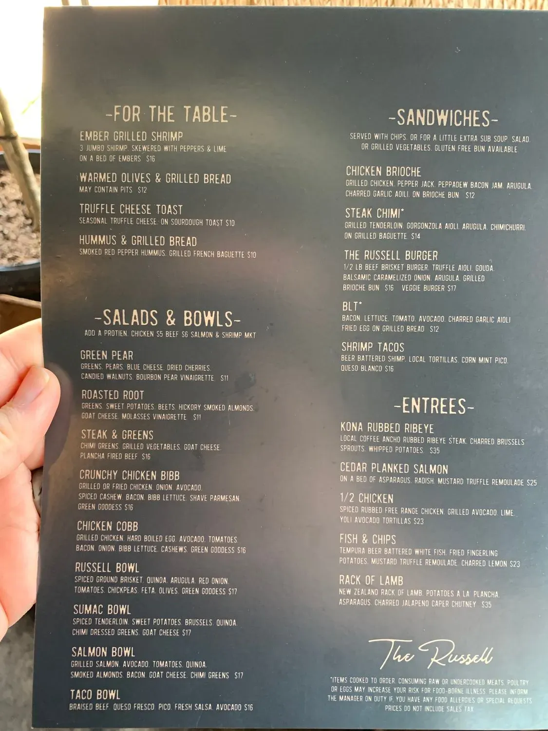 Menu 3