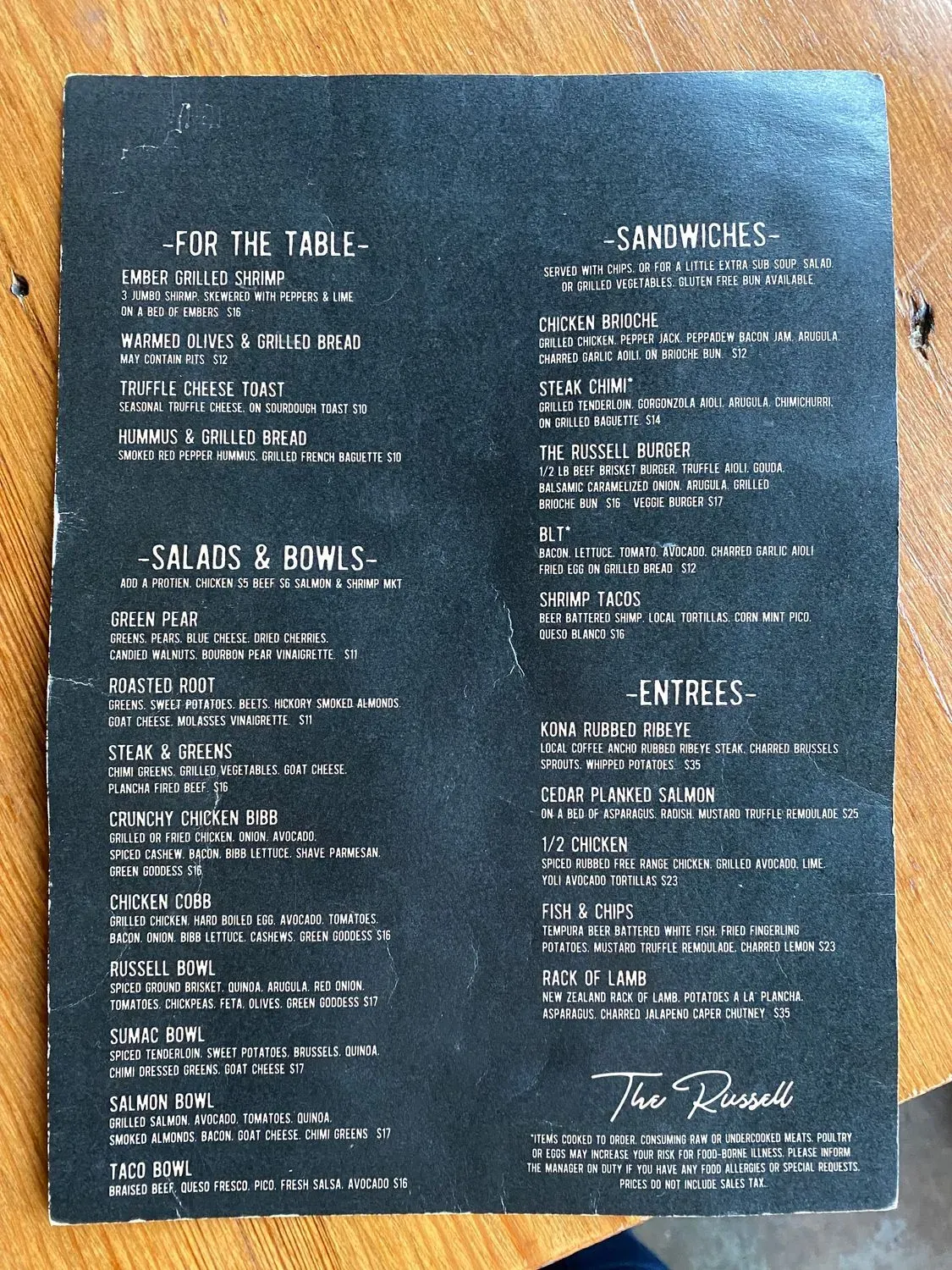 Menu 2