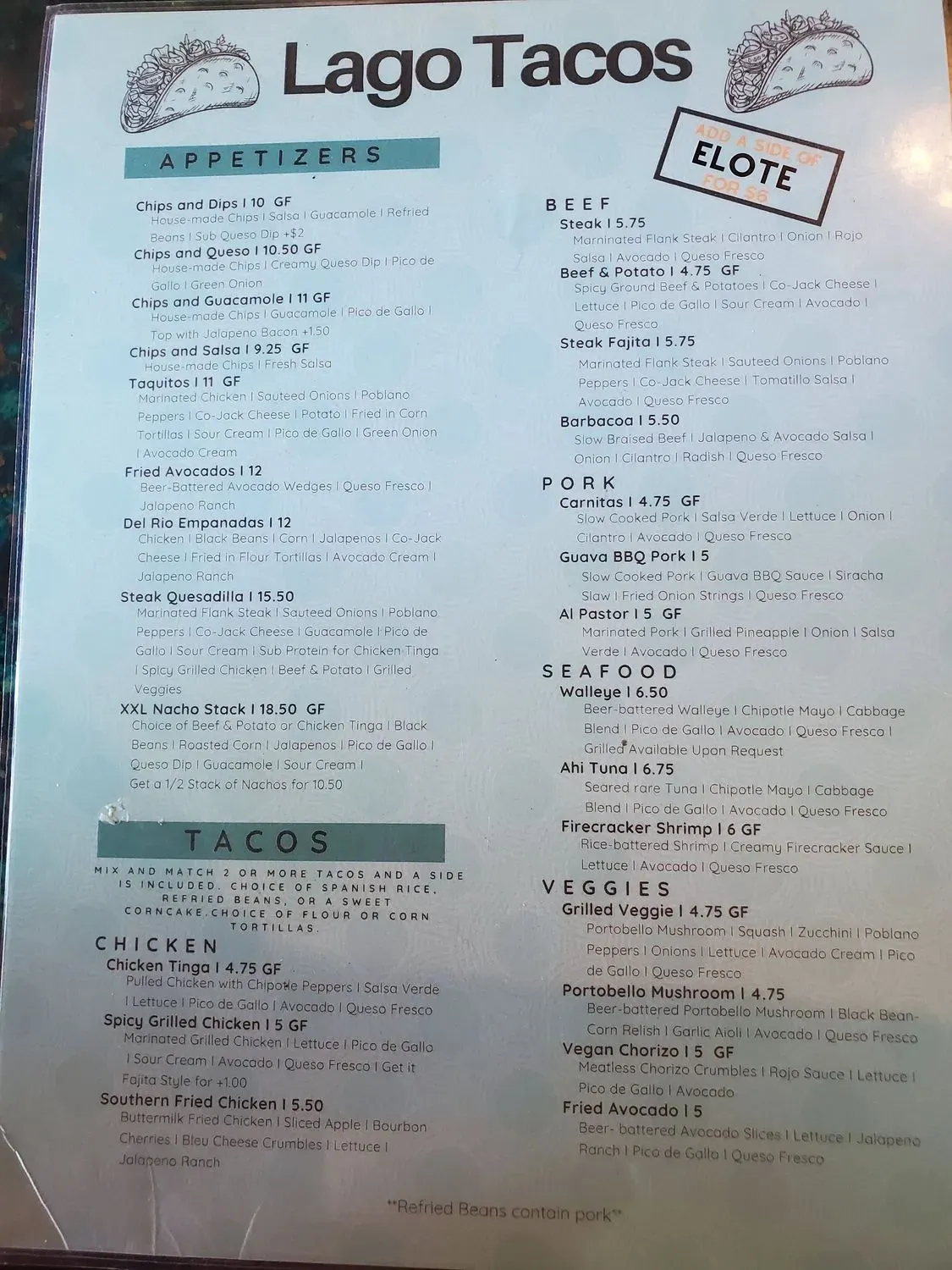 Menu 2