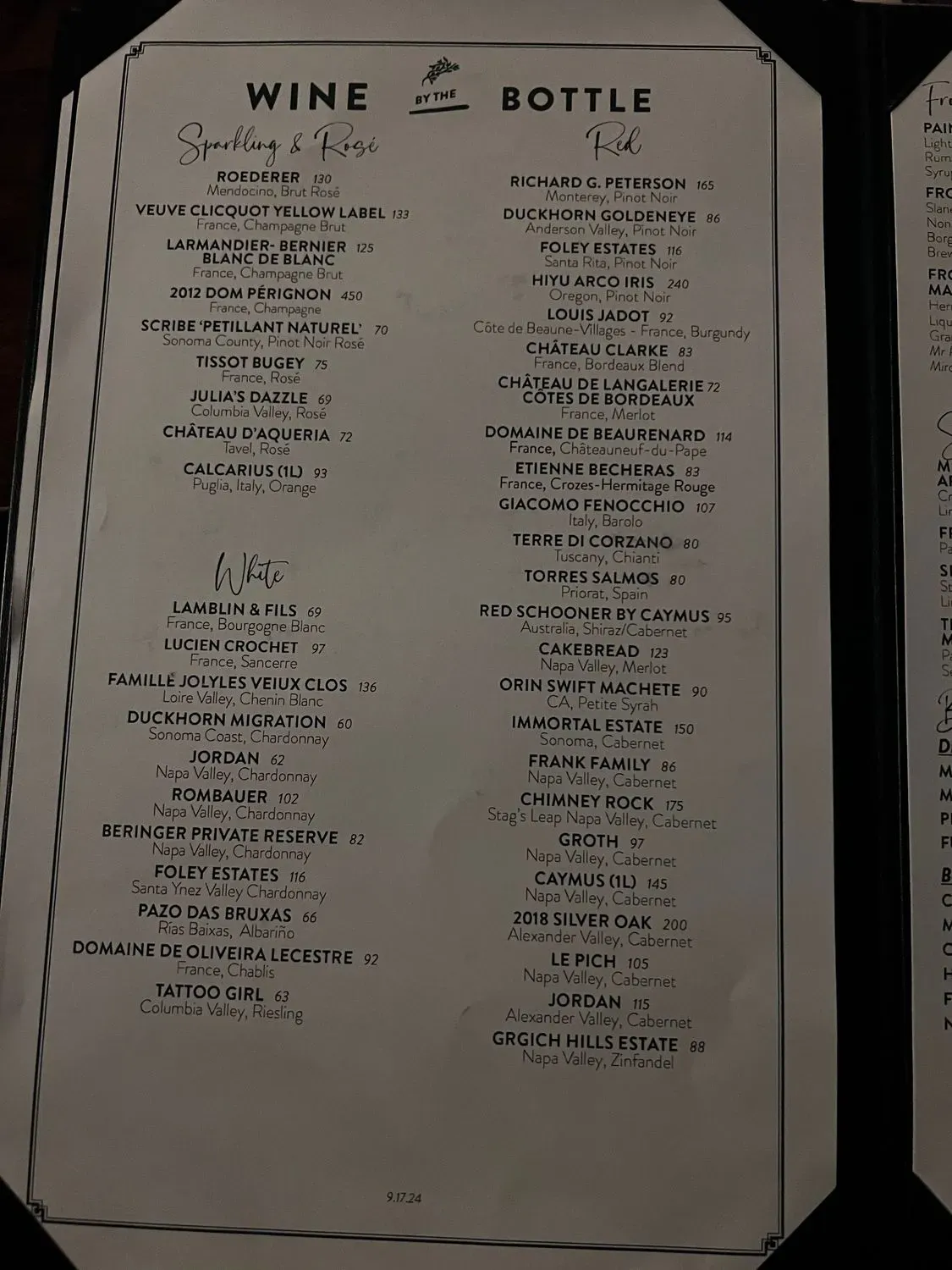 Menu 6