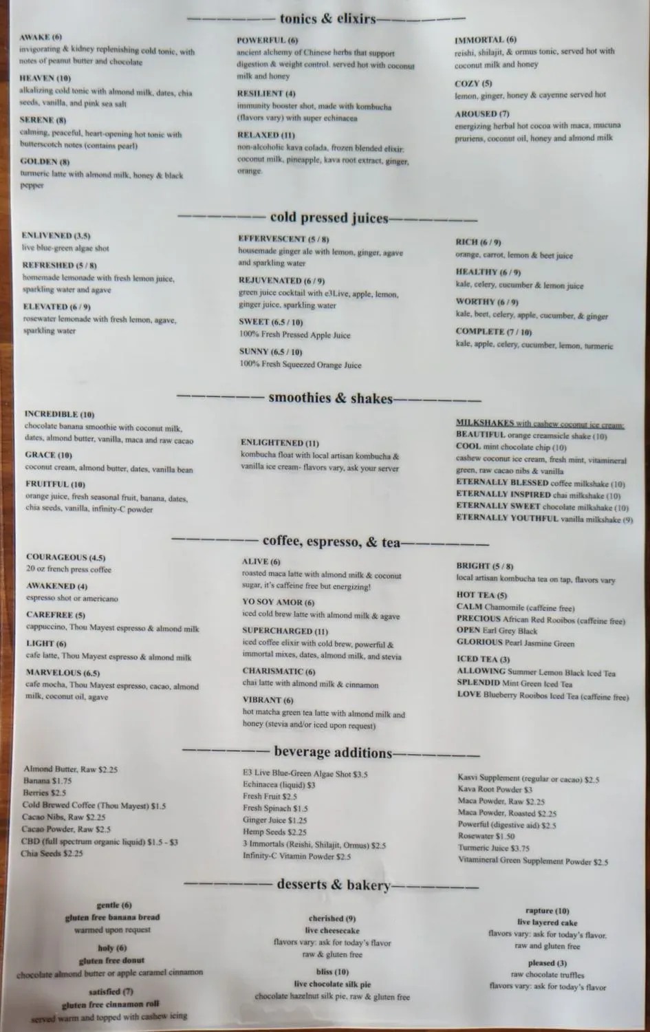 Menu 2