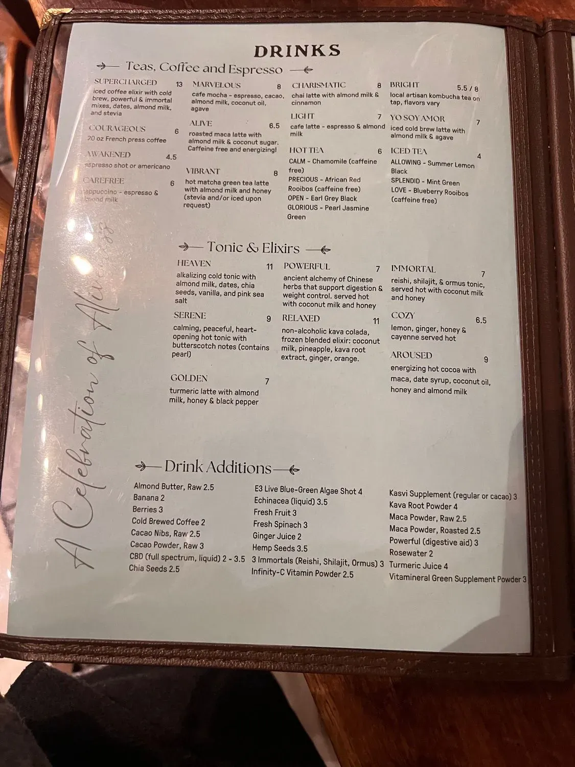 Menu 5