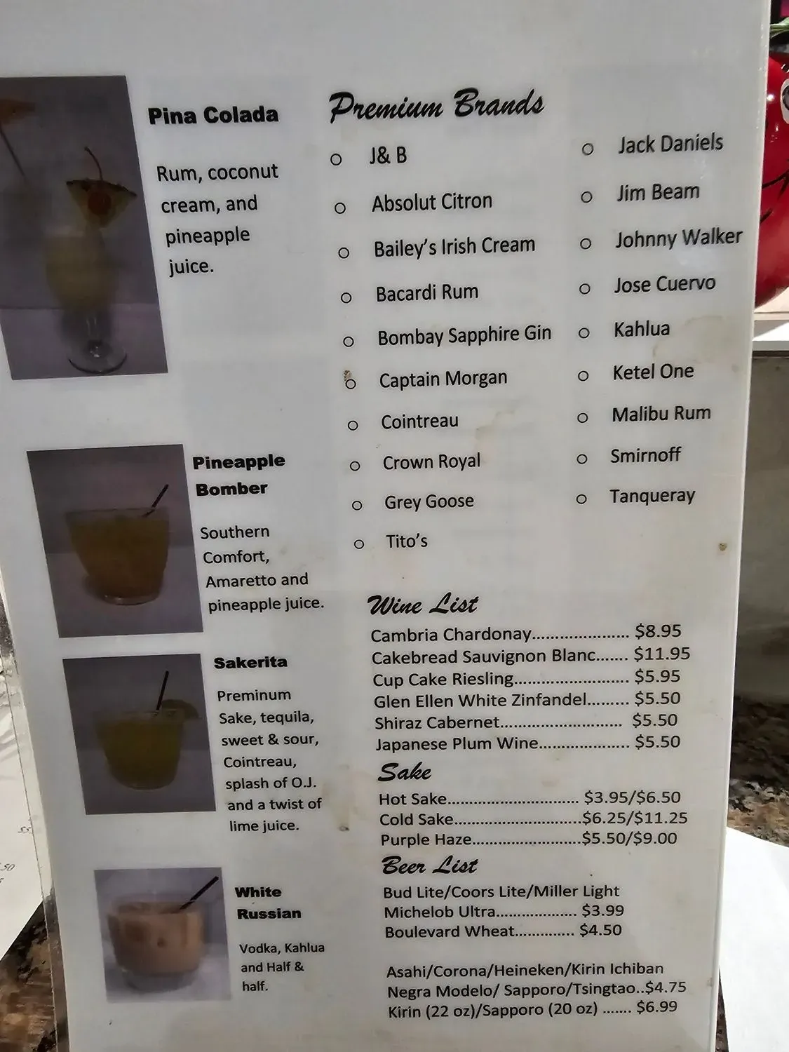 Menu 4