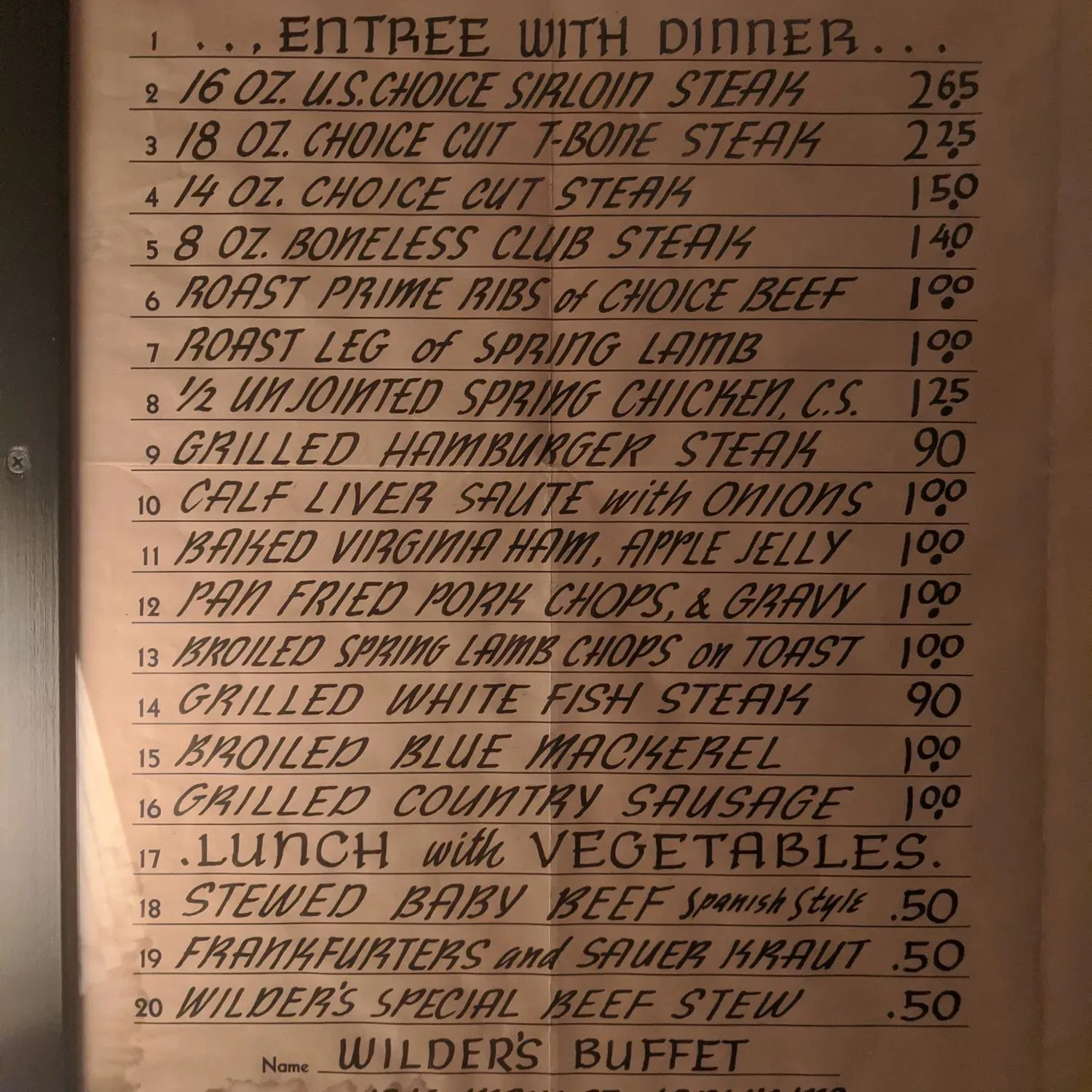 Menu 2