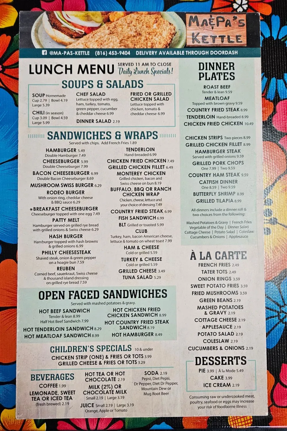 Menu 2