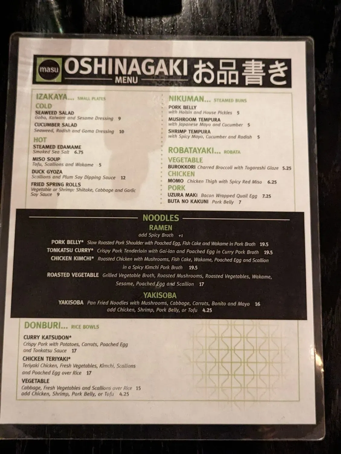 Menu 6