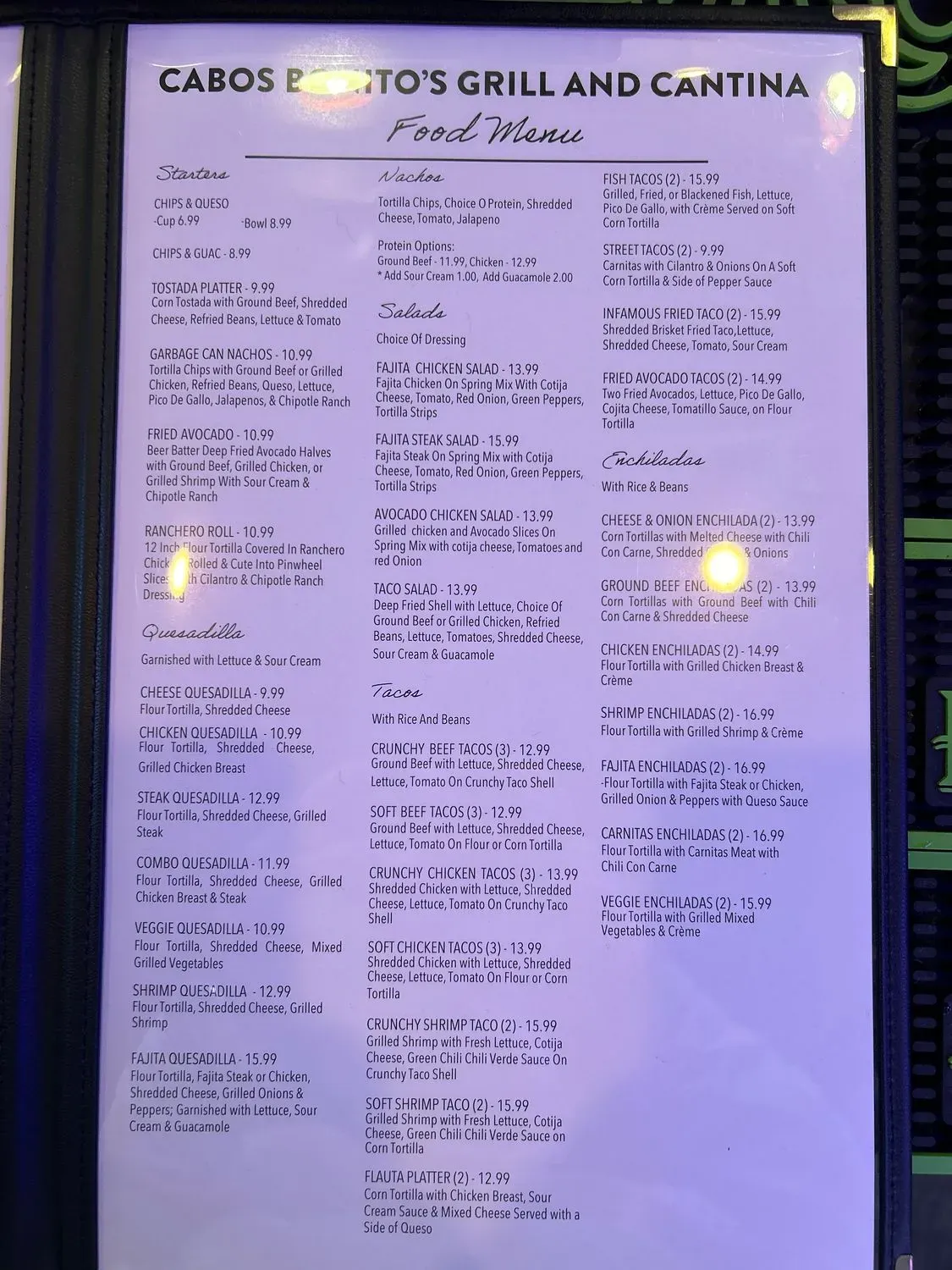 Menu 3