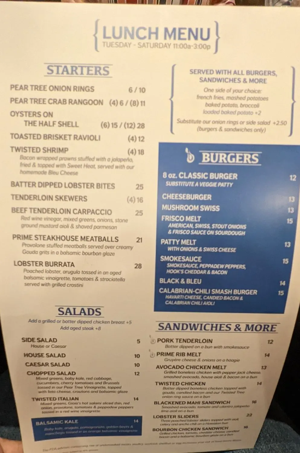 Menu 5