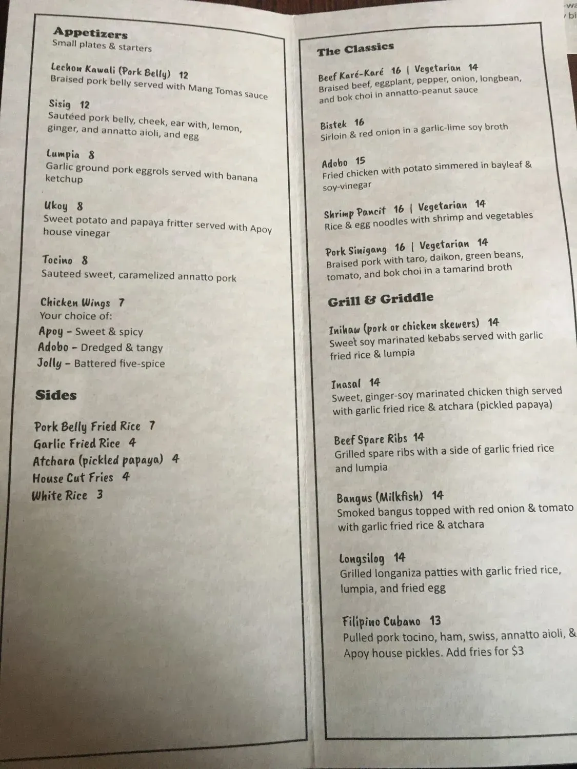 Menu 4