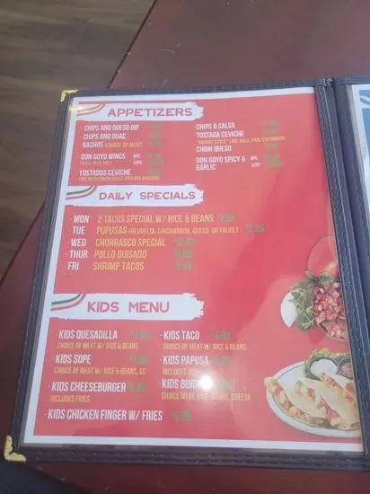 Menu 5