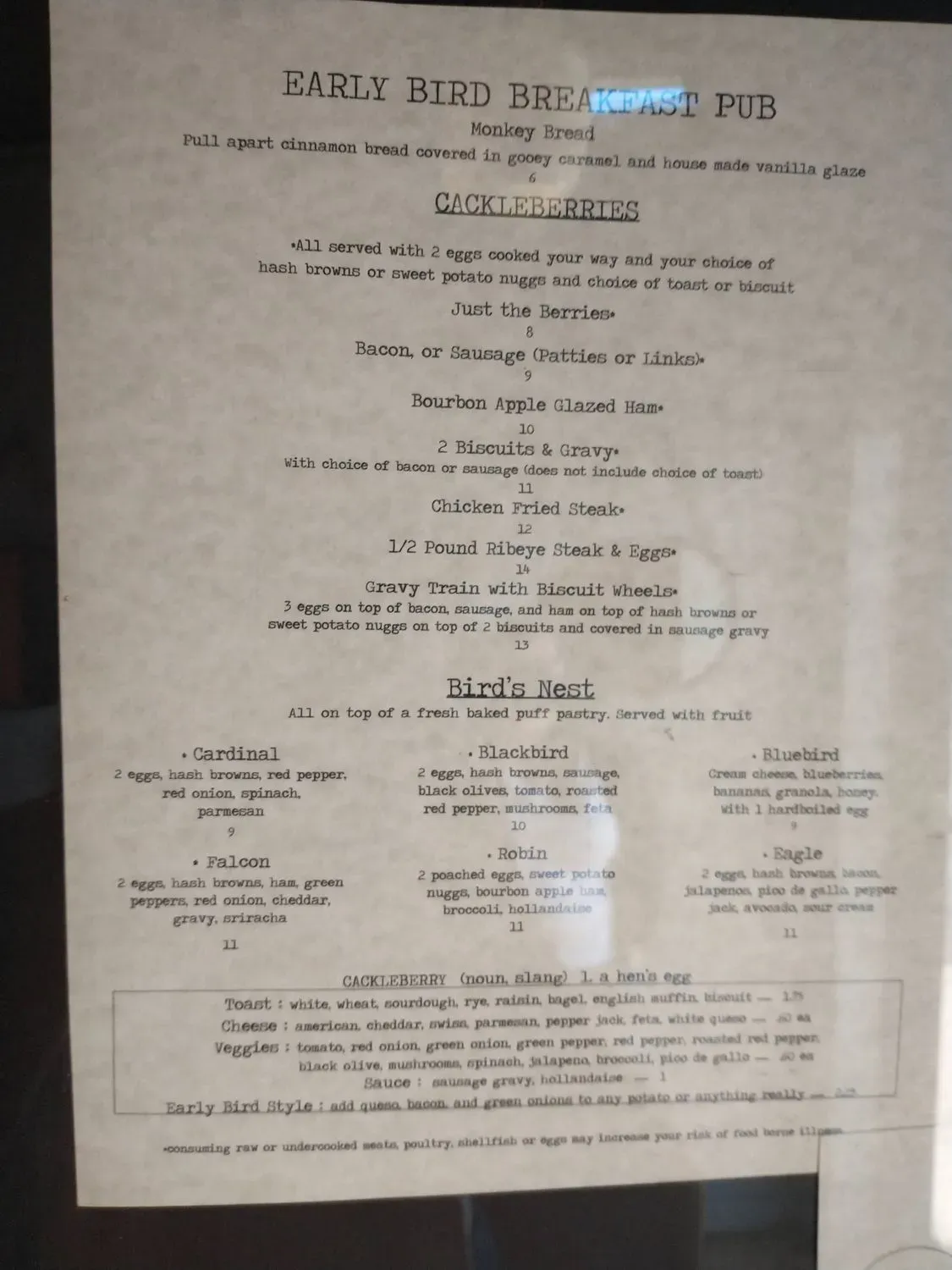 Menu 6