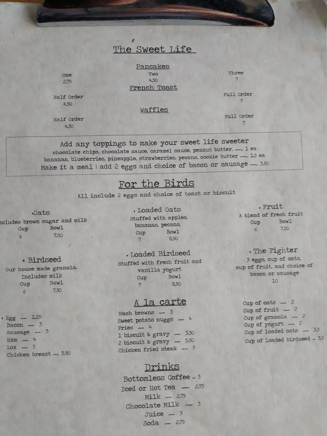 Menu 2