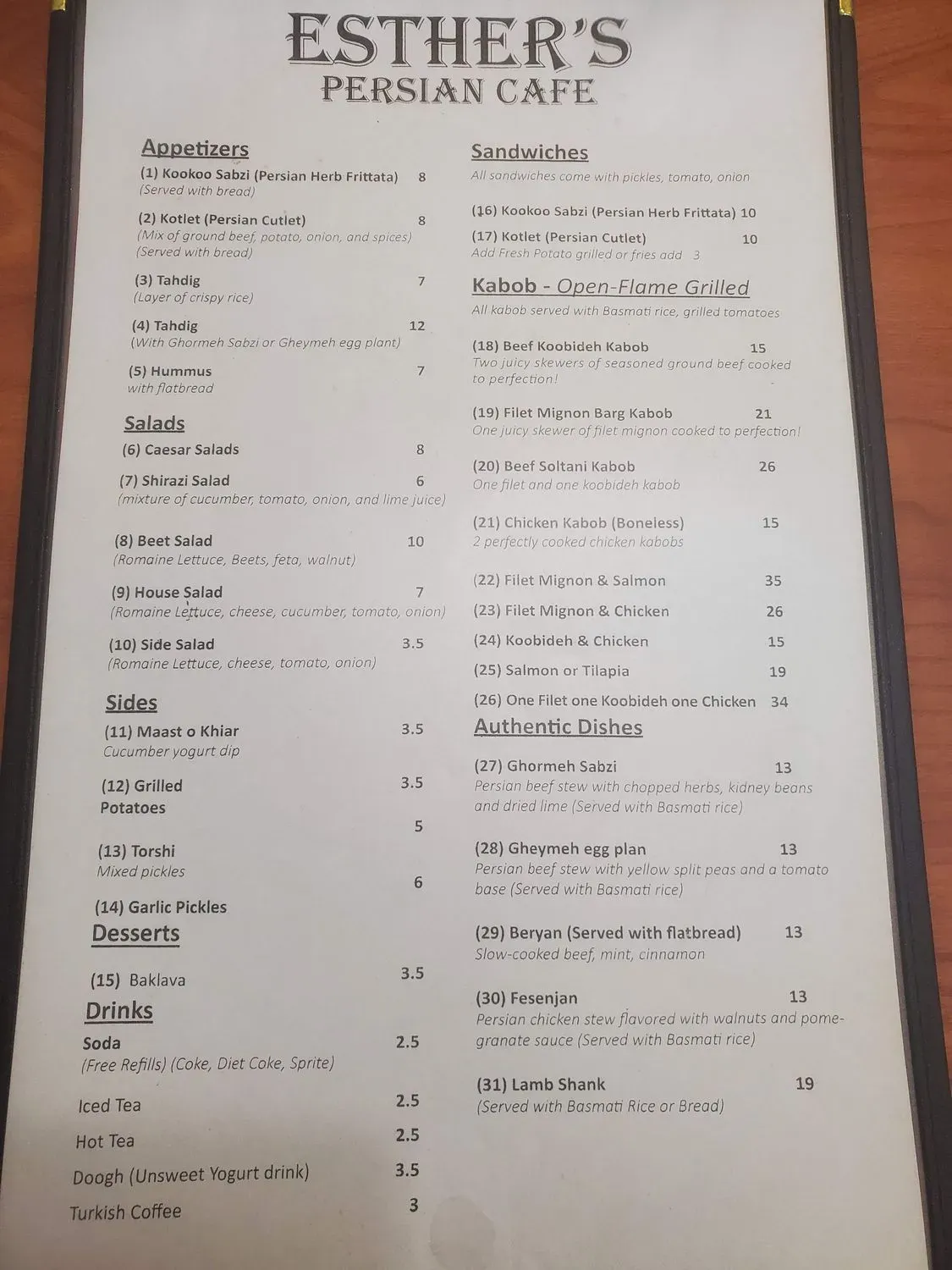 Menu 3