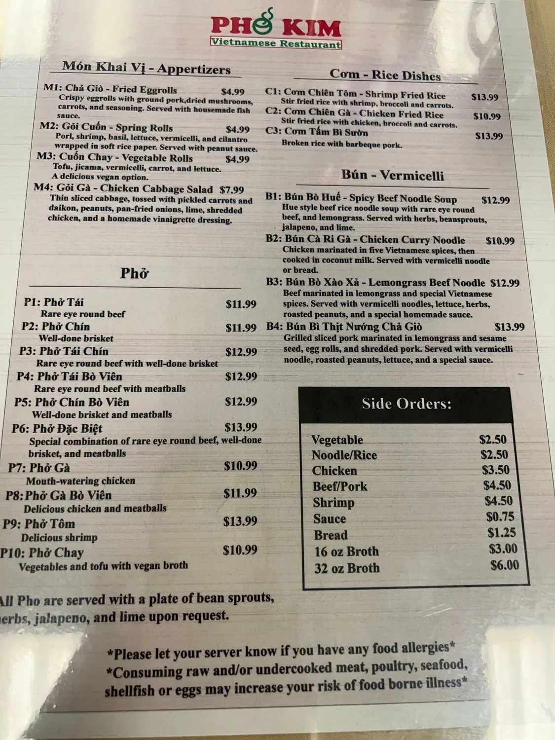 Menu 4