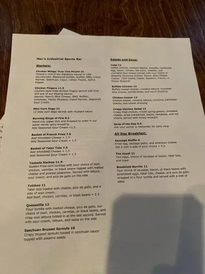 Menu 4