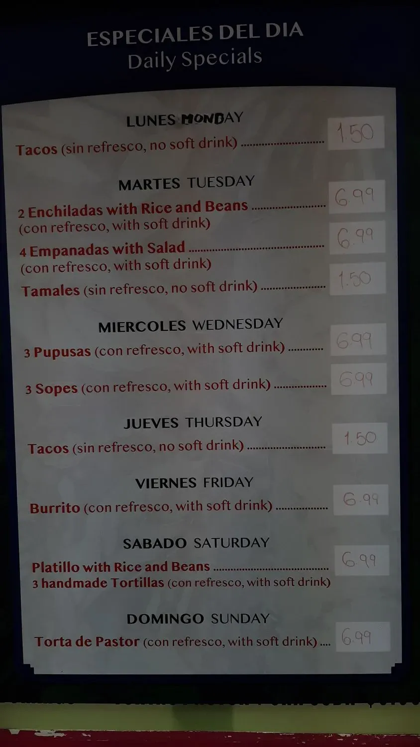 Menu 2