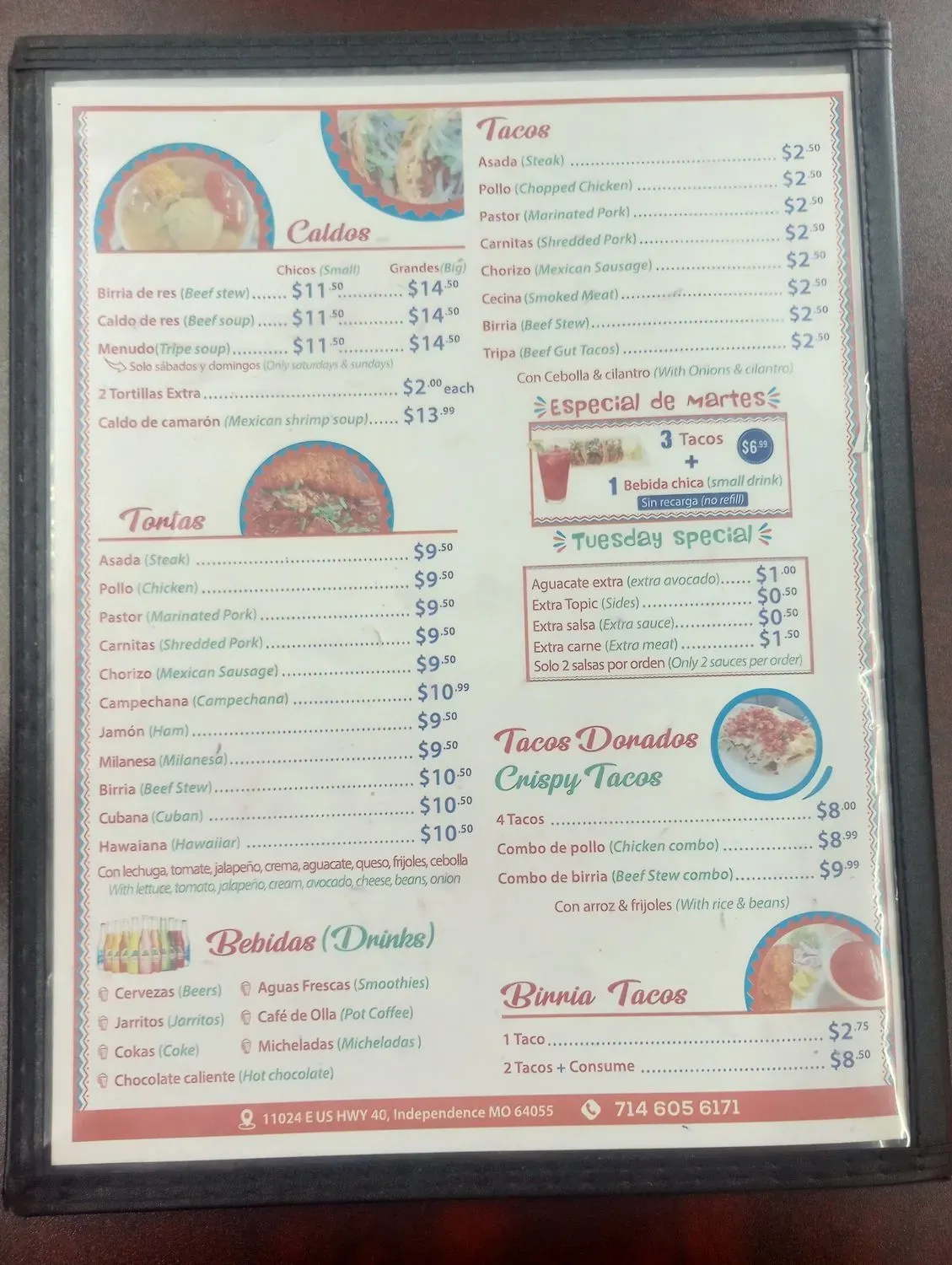 Menu 6