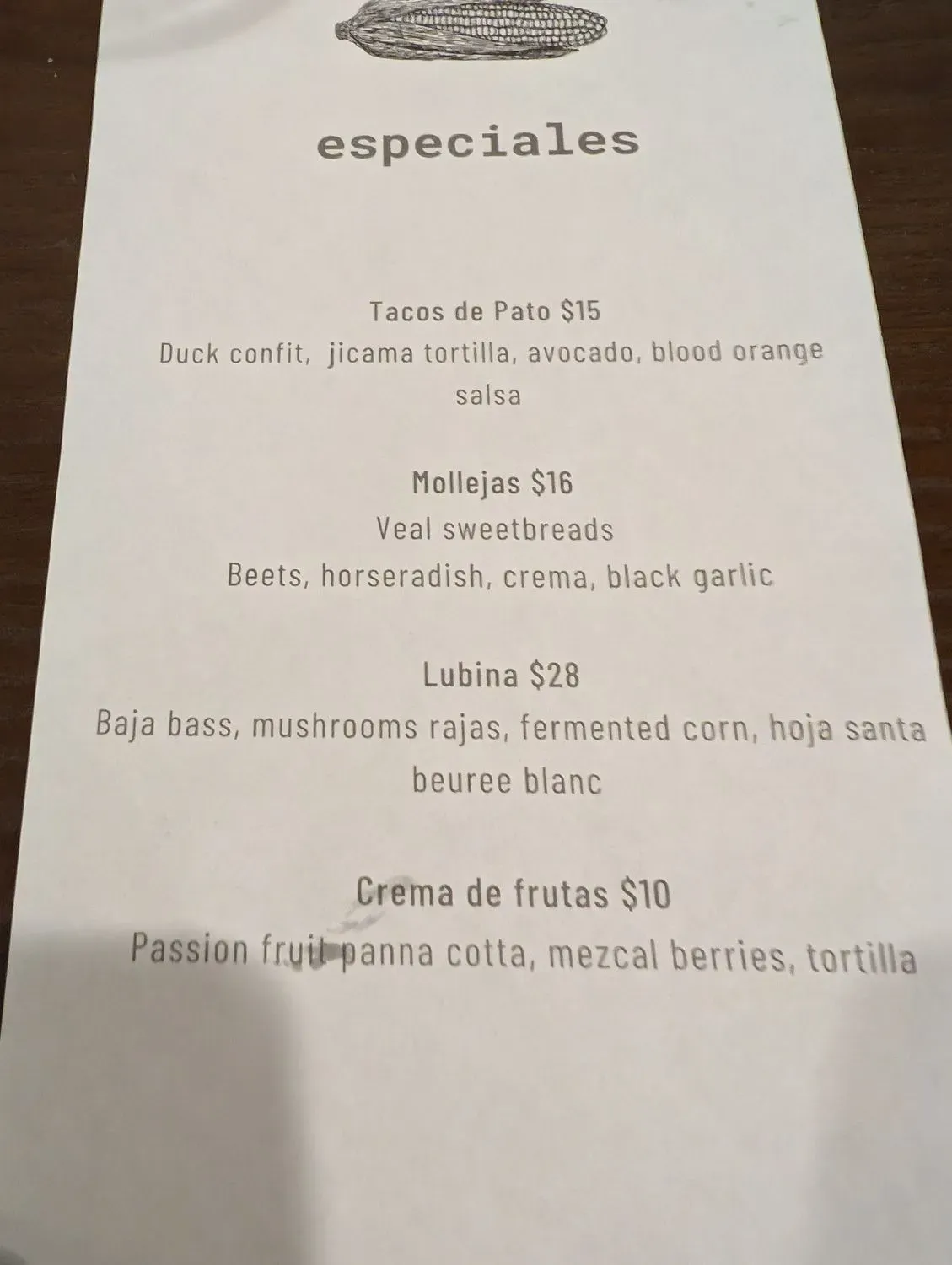 Menu 4