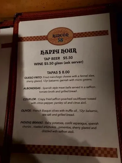 Menu 2