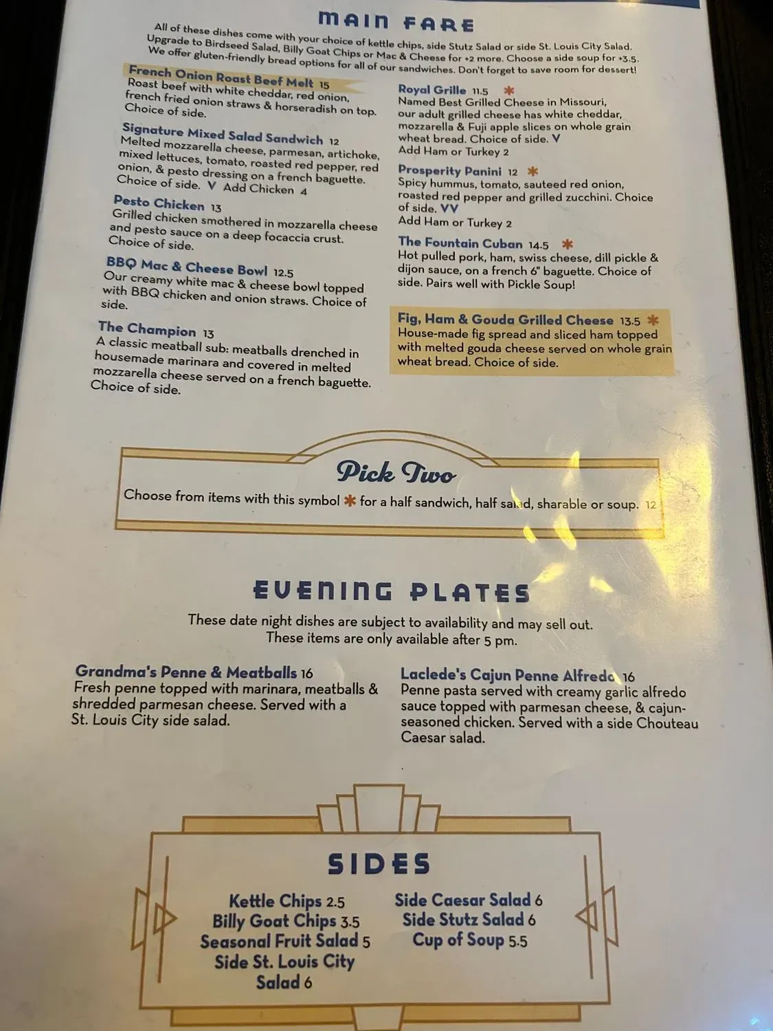 Menu 2